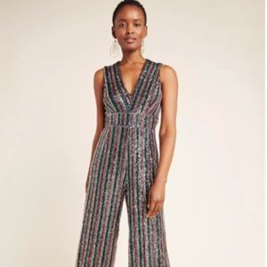 Saylor NYC Winnipeg Sequined Jumpsuit XS